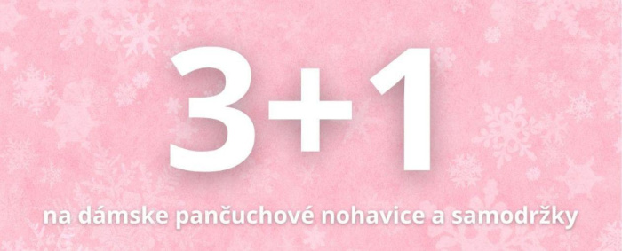 3+1 zadarmo na pančuchové nohavice