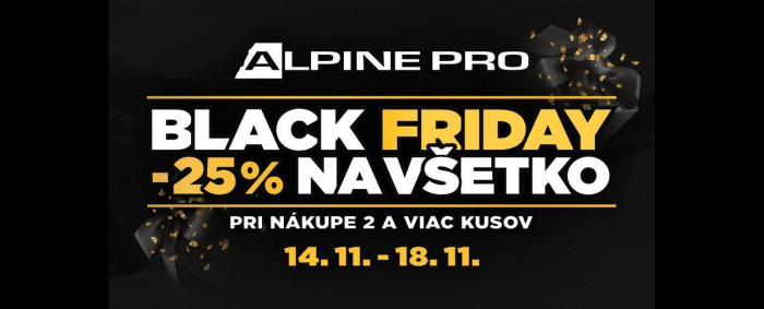 BLACK FRIDAY v ALPINE PRO