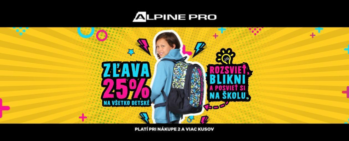 ZĽAVA 25 % na všetko detské