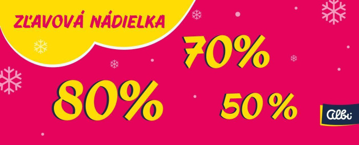 Zľavová nádielka až do 80%!